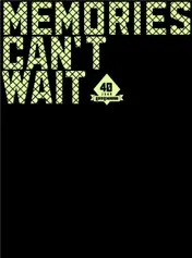 Omslag van Memories can't wait