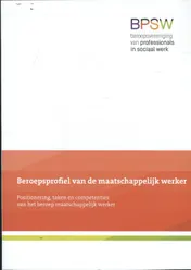Omslag van Beroepsprofiel van de maatschappelijk werker