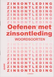 Omslag van Oefenen met zinsontleding woords. antw