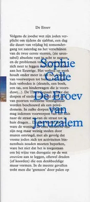Omslag van De Eroev van Jeruzalem
