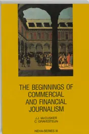 Omslag van The beginnings of commercial and financial journalism