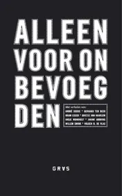 Omslag van Alleen voor Onbevoegden