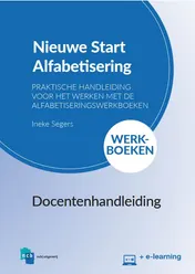 Omslag van Docentenhandleiding Nieuwe Start! Alfabetisering Werkboeken + e-learning