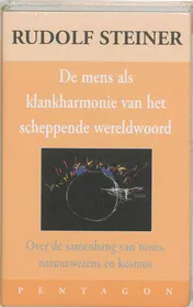 Omslag van De mens als klankharmonie van het scheppende wereldwoord