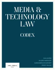 Omslag van Media & Technology Law Codex