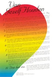 Omslag van Van jezelf houden poster