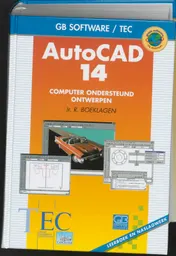 Omslag van AutoCAD 14 computer ondersteund ontwerpen