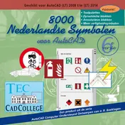 Omslag van 8000 Nederlandse Symbolen voor AutoCAD