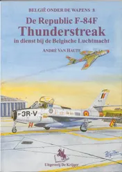 Omslag van De Thunderflash in dienst bij de Belgische luchtmacht