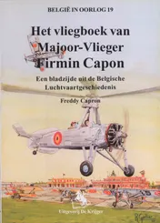 Omslag van Het vliegboek van Majoor-Vlieger Firmin Capon