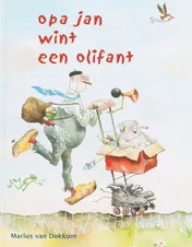 Omslag van Opa Jan wint een olifant