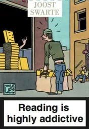 Omslag van Reading is highly addictive