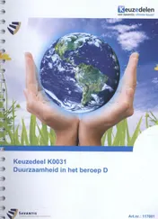 Omslag van K0031 Duurzaamheid in het beroep D