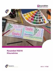 Omslag van Keuzedeel K0218 Kleuradvies