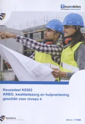 Omslag van kwaliteitszorg en hulpverlening geschikt voor niveau 4