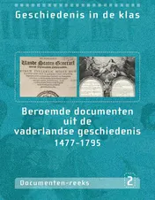 Omslag van Beroemde documenten uit de vaderlandse geschiedenis 1477-1795
