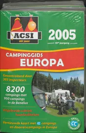 Omslag van ACSI Campinggids Europa 2005