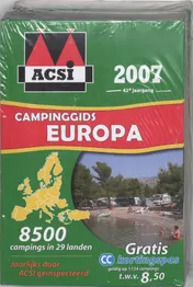 Omslag van ACSI Campinggids Europa 2 dln 2007