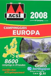 Omslag van ACSI Campinggids Europa 2 dln 2008