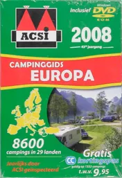 Omslag van ACSI Campinggids Europa 2 dln 2008