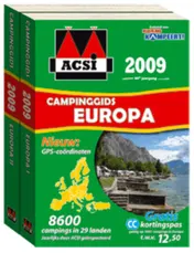 Omslag van ACSI Campinggids Europa set 2 dln 2009