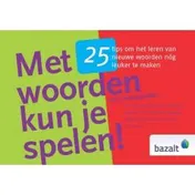 Omslag van Met woorden kun je spelen