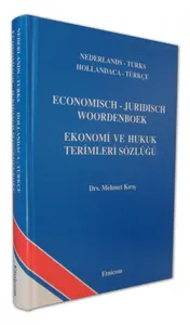 Omslag van Economisch-juridisch woordenboek = Ekonomi ve Hukuk Terminleri Sozlugu