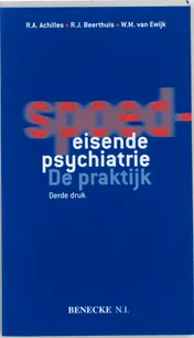Omslag van Spoedeisende psychiatrie