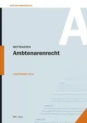 Omslag van Wetteksten Ambtenarenrecht