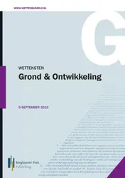 Omslag van Wetteksten Grond en Ontwikkeling