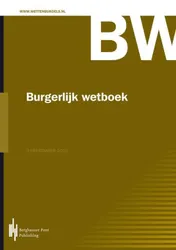 Omslag van Burgerlijk Wetboek