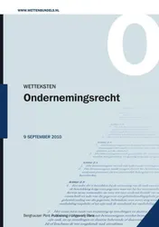 Omslag van Wetteksten Ondernemingsrecht