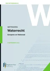 Omslag van Wetteksten Waterrecht