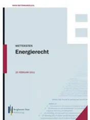 Omslag van Wetteksten Energierecht