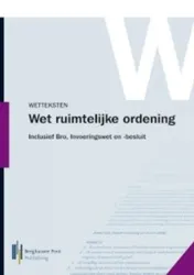 Omslag van Wetteksten Wet ruimtelijke ordening