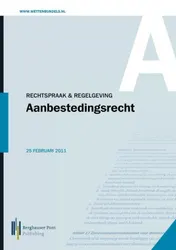 Omslag van Rechtspraak & Regelgeving Aanbestedingsrecht