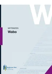 Omslag van Wetteksten Wabo