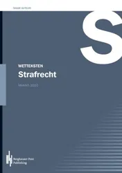 Omslag van Wetteksten Strafrecht