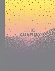 Omslag van ZO10 agenda