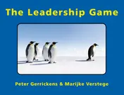 Omslag van The leadership game