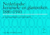 Omslag van Nederlandse Keramiek- en Glasmerken 1880-1940