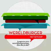 Omslag van Wereldburger met ketchup