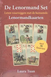 Omslag van De Lenormand Set (boek + 36 kaarten)