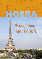 Omslag van Hoera ik mag mee naar Parijs!!!