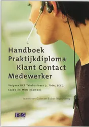Omslag van Handboek Praktijkdiploma Klant Contact Medewerker