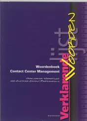 Omslag van Woordenboek Contact Center Management