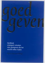 Omslag van Goed Geven