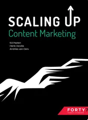 Omslag van Scaling up Content Marketing