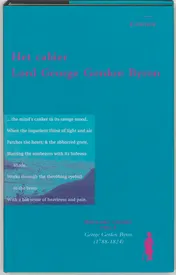 Omslag van Het cahier Lord George Gordon Byron
