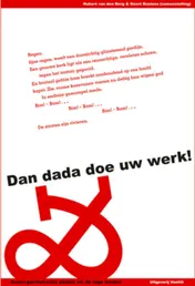 Omslag van Dan dada doe uw werk